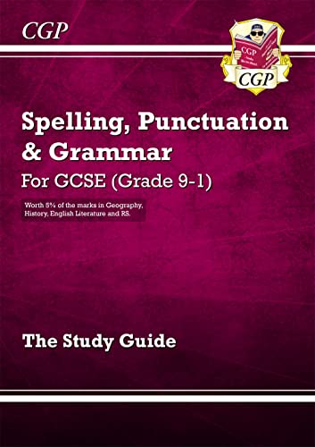 GCSE Spelling, Punctuation and Grammar Study Guide (CGP GCSE SP&G) von Coordination Group Publications Ltd (CGP)